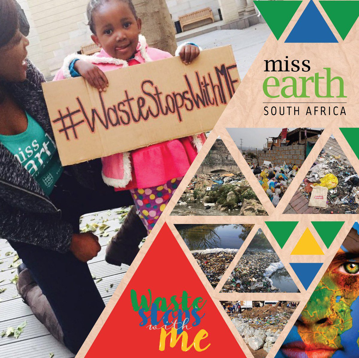 missearth_sa's tweet photo. Today marks the start of National #RecycleWeek ▪Excited for the wk of exciting activities, community events &amp; clean up's. A special highlight will be #WasteStopsWithME dialogue with @MONTECASINOZA in their #Waste depot along with @PlasticsSA  @SappiSouthernA @PaperRocks_SA ♻️ https://t.co/igFRcyLkzl