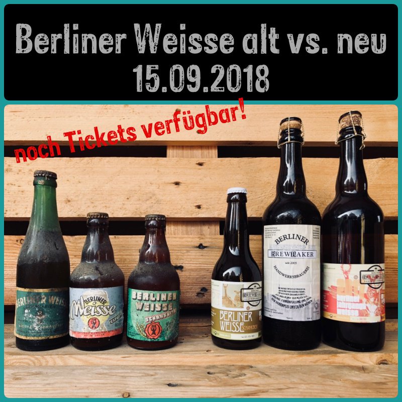 Hol dir dein Ticket für 25€ unter brewbaker.de/veranstaltunge… &amp; geh mit Braumeister Micha auf eine spannende Entdeckungsreise zum Thema Berliner Weisse.
.
#brewbaker #berlinerweisse #sauerbier #sourbeer #tasting #beertasting #bierverkostung #berlin