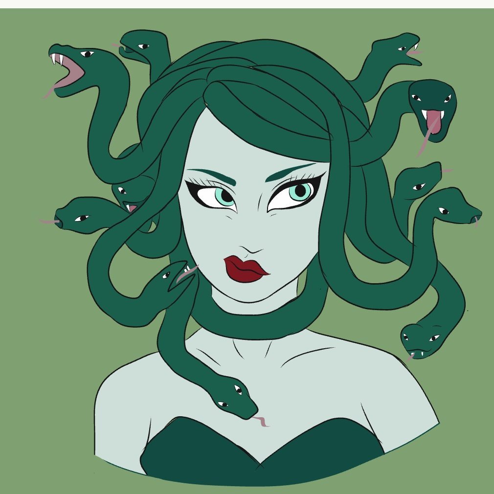 bharatiyamedusa's tweet image. Self Portrait😈
#Medusa #AndroidArt 
#NewProfilePic