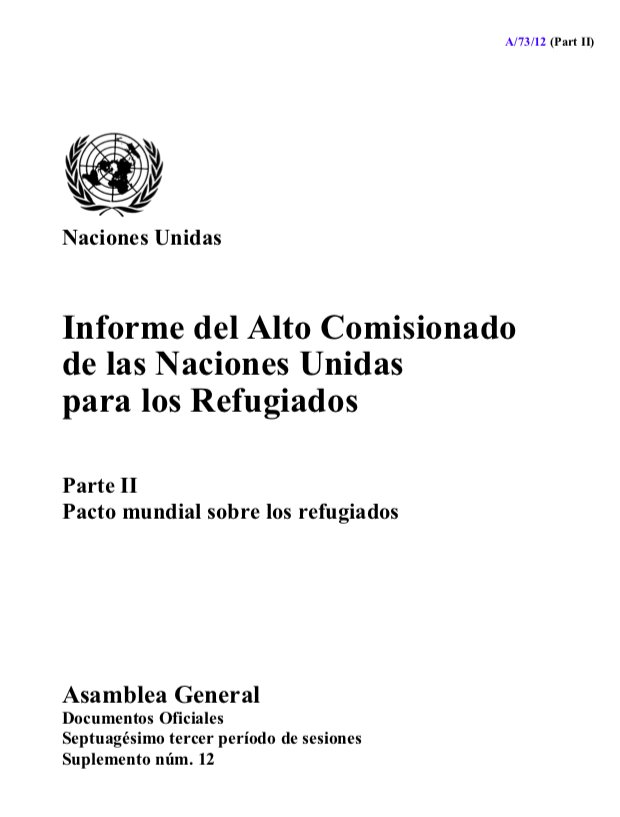 ICVA_Displaced's tweet image. The #RefugeeCompact is now online on ODS as an annex to the High Commissioner's Report to UNGA: bit.ly/2qIICmW This means the #GCR is now available in all 6 official UN languages #NYDeclaration #CRRF