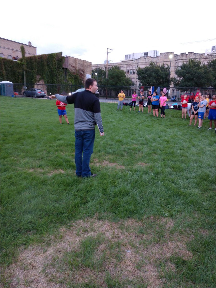 Mullin_Steelmen's tweet photo. Koncar is at it again teaching Hustle, Loyalty and Respect.  Never give up!  #juniorpowderpuff https://t.co/CxBOM48CKz