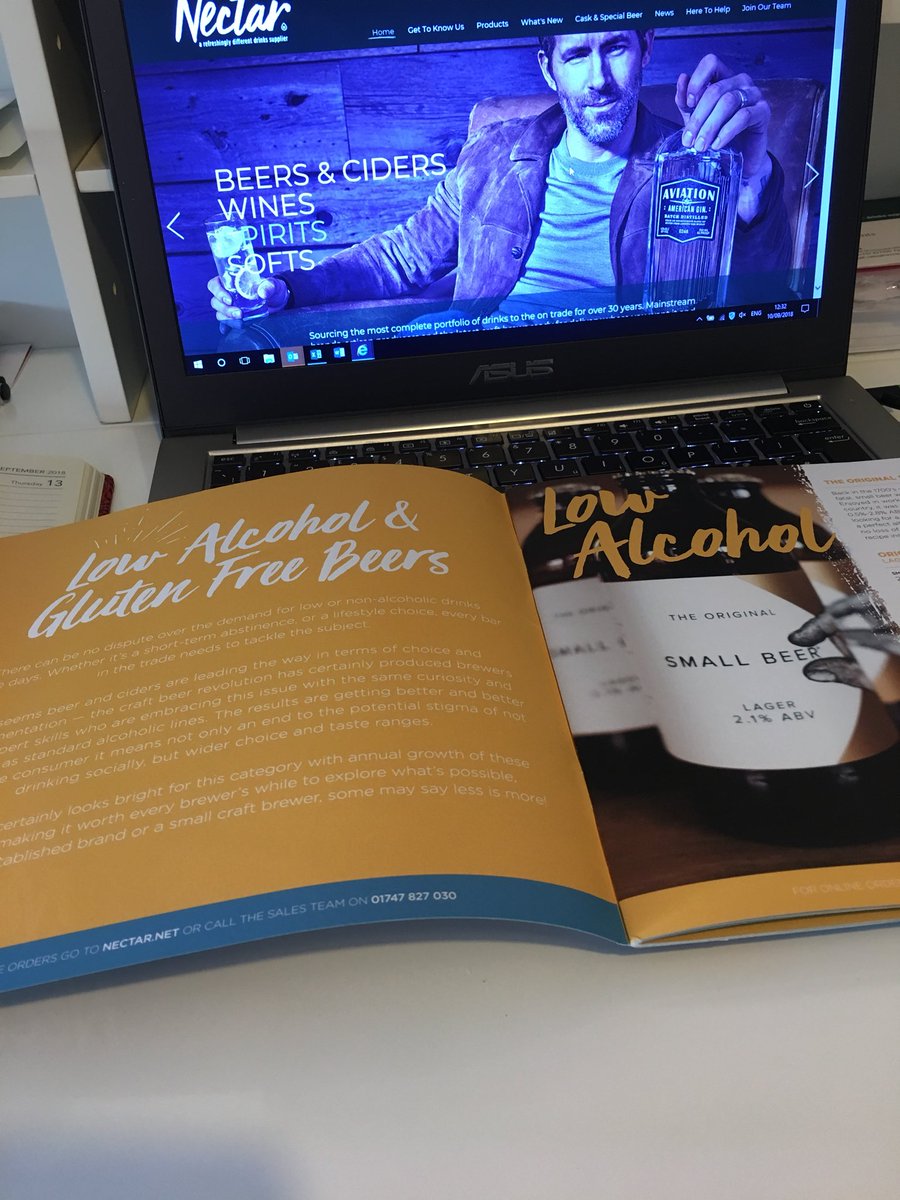 Reading up on the fantastic new range of low alcohol and gluten free beers available through @nectarimportsuk. Give me a shout if you want to know more #refreshinglydifferent #lowalcohol #glutenfree