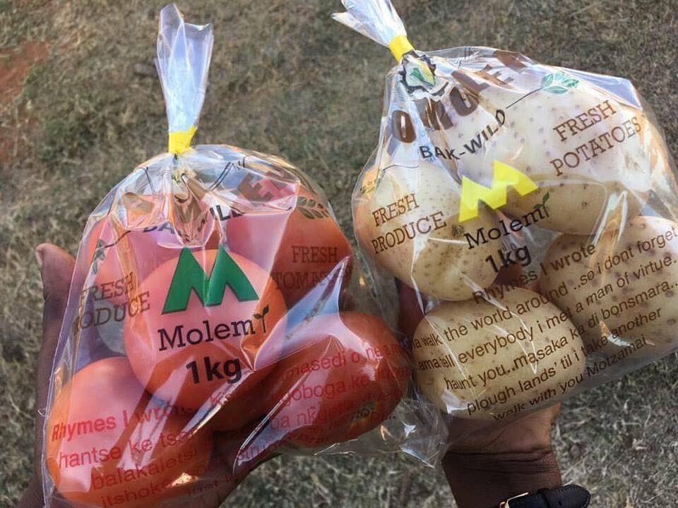 SayEntrepreneur's tweet image. Mainstream Media will never show you black farmers 

From Hip hop rapper to success farmer 

Let's support black farmers like Molemi...products found at Selected Checkers stores