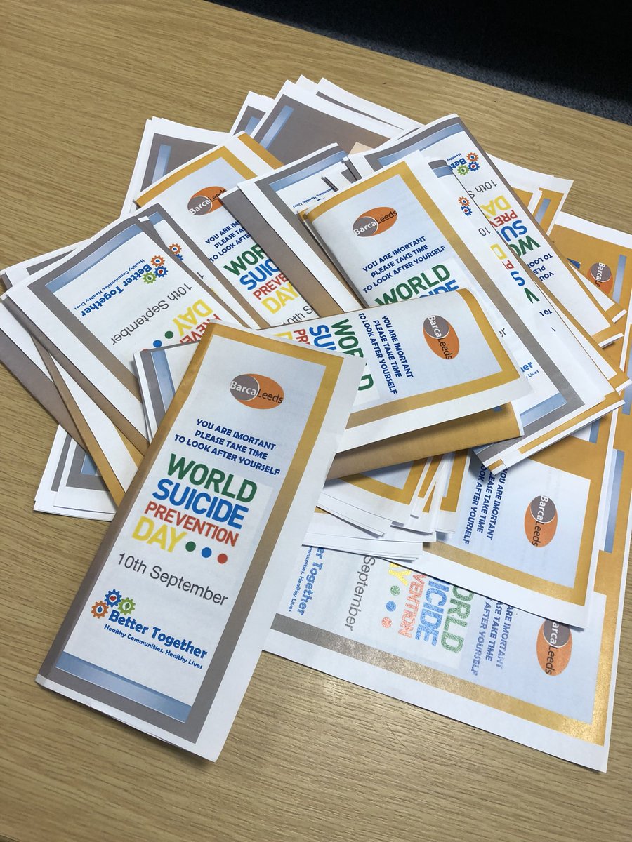 <a href="/BARCALeeds/">BARCA-Leeds</a> <a href="/Engage_Leeds/">Engage Leeds</a> you are important please take time to look after yourself