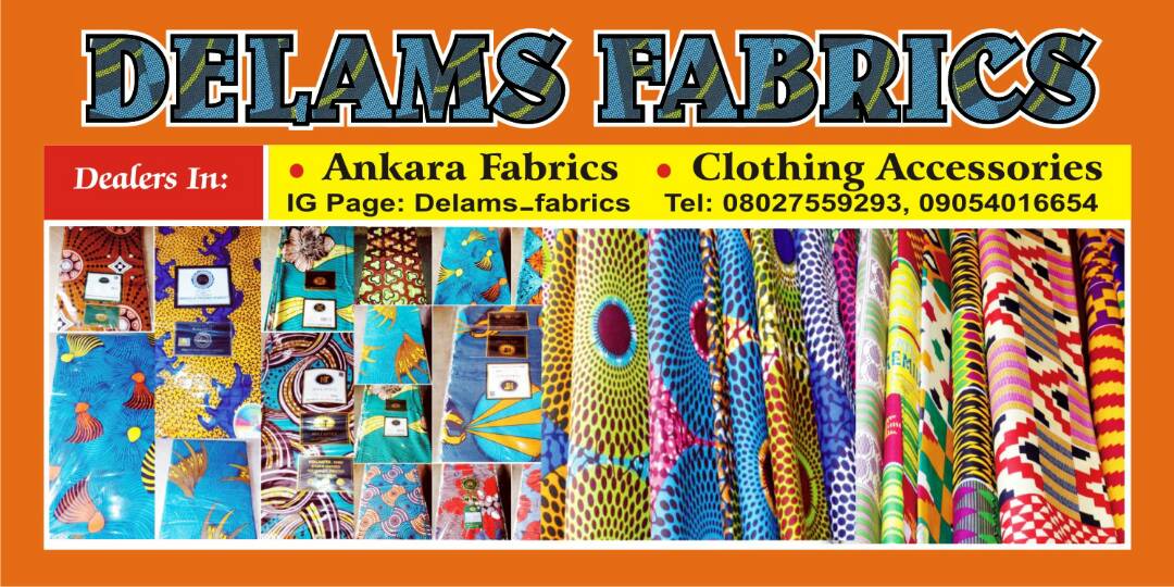 @DrJohnAfam Hi,Contact us for your trendy and quality Ankara Fabrics
We sell the likes of Hollandaise, Hitarget,Vlisco,Chiganvy,Avogan
Call or WhatsApp us on 08027559293
Visit us @delams_fabrics on IG
We deliver nationwide
#WaterEmber @DrJohnAfam