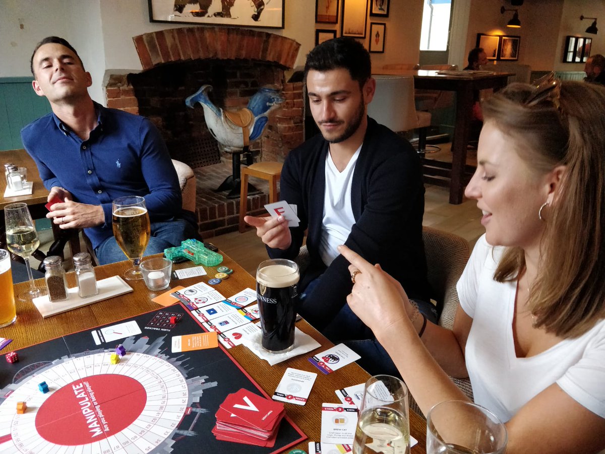 ManipulateGame's tweet image. Had an awesome time testing the very first sample of Manipulate from @longpackgames and it's looking great!
#indiegogo #kickstarter #boardgame #boardgames #tabletopgame #tabletopgaming #london #pub #boardgamegeek