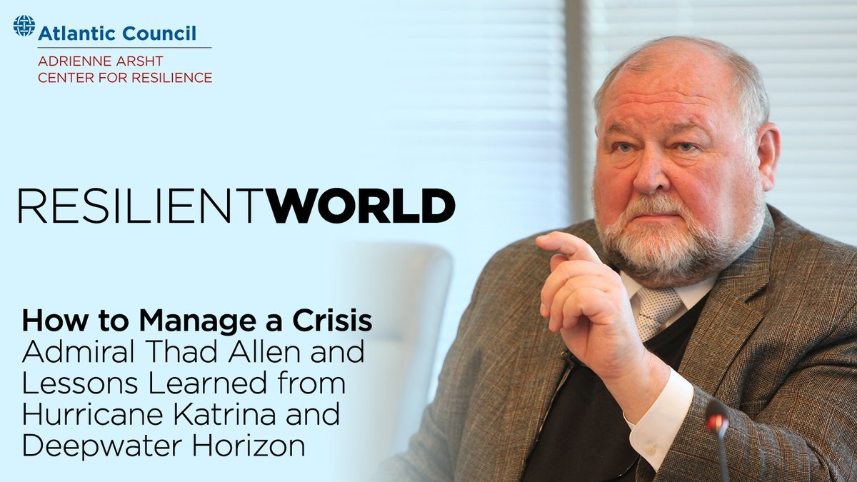 Dr Paul Barnes On Twitter Paraphrasing Adm Thad Allen On Deep