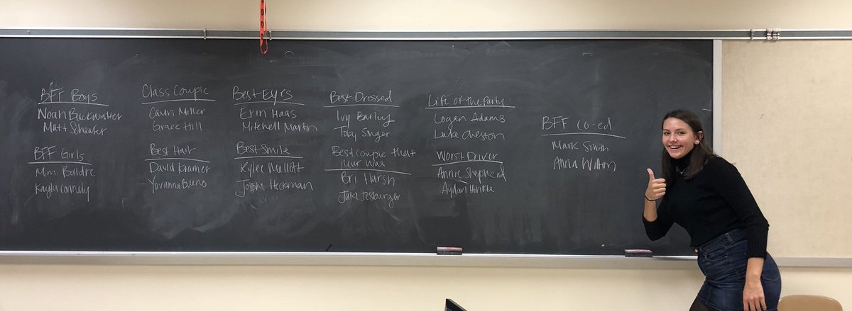 PM2019Yearbook's tweet photo. The official senior superlatives are out! Stay tuned to find out when you will be getting your pictures taken. Contact the other winner to start coming up with ideas for your pictures. Congrats to the Class of 2019 winners! 🎉📳💯 https://t.co/1Kqz4TZRcZ