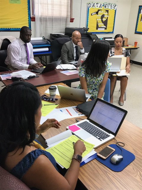 IFLeeland_PGCPS's tweet photo. Middle school team engaging in a collaborative planning session to ensure that we are purposeful in aligning instruction with our Academic Excellence Framework. @pgcps @ImagineLeeland #RiseUp #StriveForGreatness https://t.co/TVhRkZOJkr