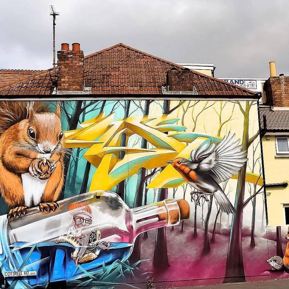 We love this mural by <a href="/zasedesign/">zasedesign</a> in #Bristol 👋