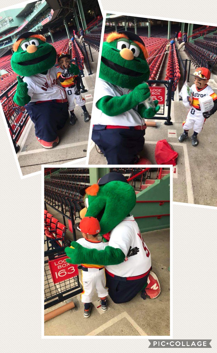 Henry79764's tweet photo. A big thank you to @Wally97  and the @RedSox staff for the hospitality yesterday, you all went above and beyond to make the day memorable for my son. Again, thank you!
#MascotTour
#StadiumChasers https://t.co/YZwxm0qrGZ