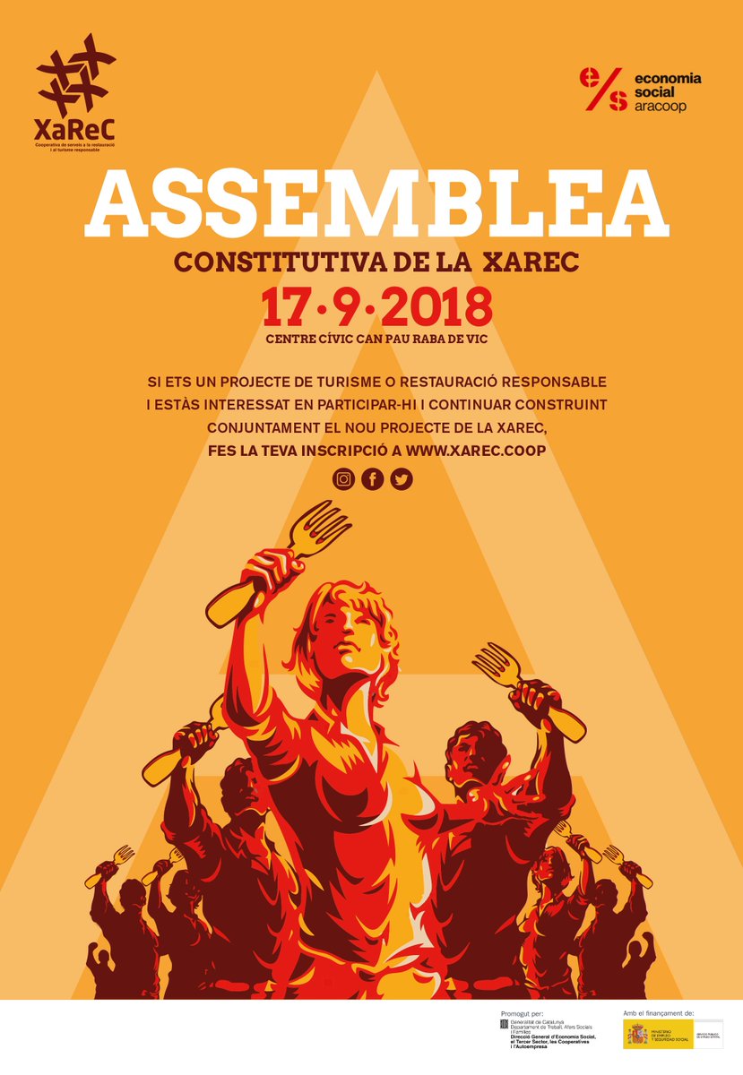 #AssembleaXAREC
RECORDATORI | El dia 17 és una data clau per a la <a href="/XAREC_/">XAREC</a>. Tenim l'assemblea constitutiva a Vic! Els que encara no us heu inscrit, recordeu a fer-ho el més aviat possible en aquest enllaç 👇
xarec.coop/inscripcio-a-l…

▶️Més info: xarec.coop/assemblea/