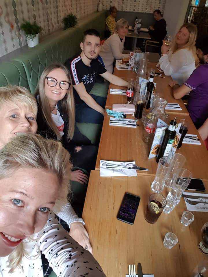 Well deserved meal for the HK department for their hard work over the last few months. #teamscc