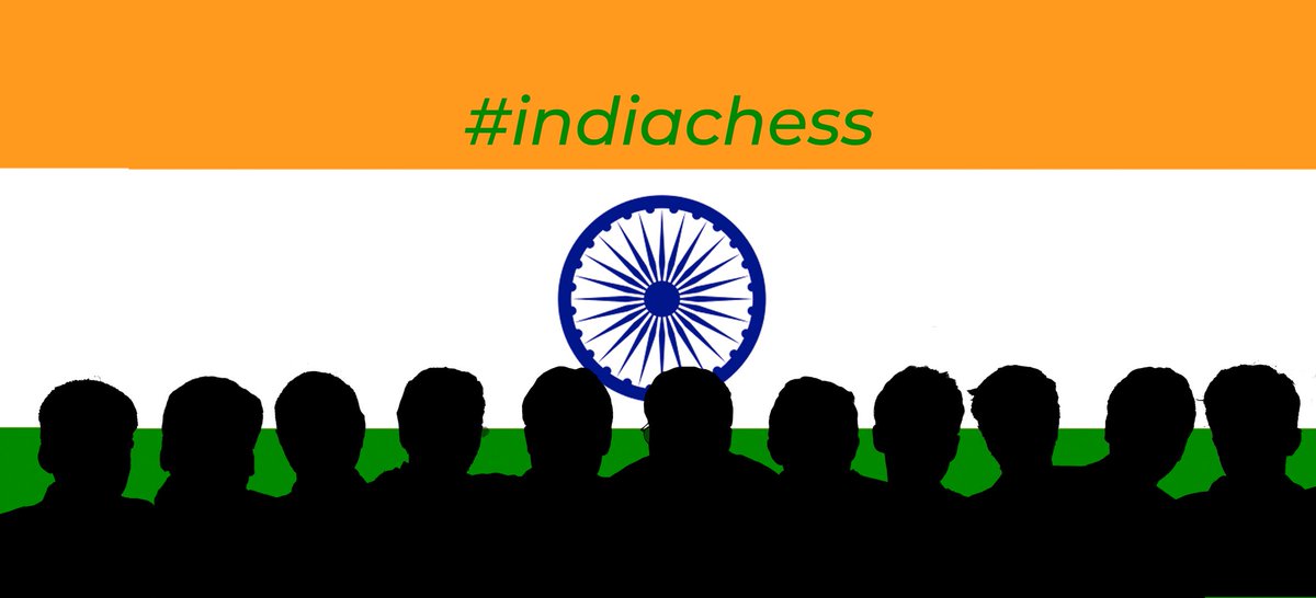 tschessindia's tweet image. So we have not only a new logo, but also a slightly different profile cover image! Can you spot the differences? Why do you think we have an odd number of players and who are the ones that were added? 😉 #indiachess