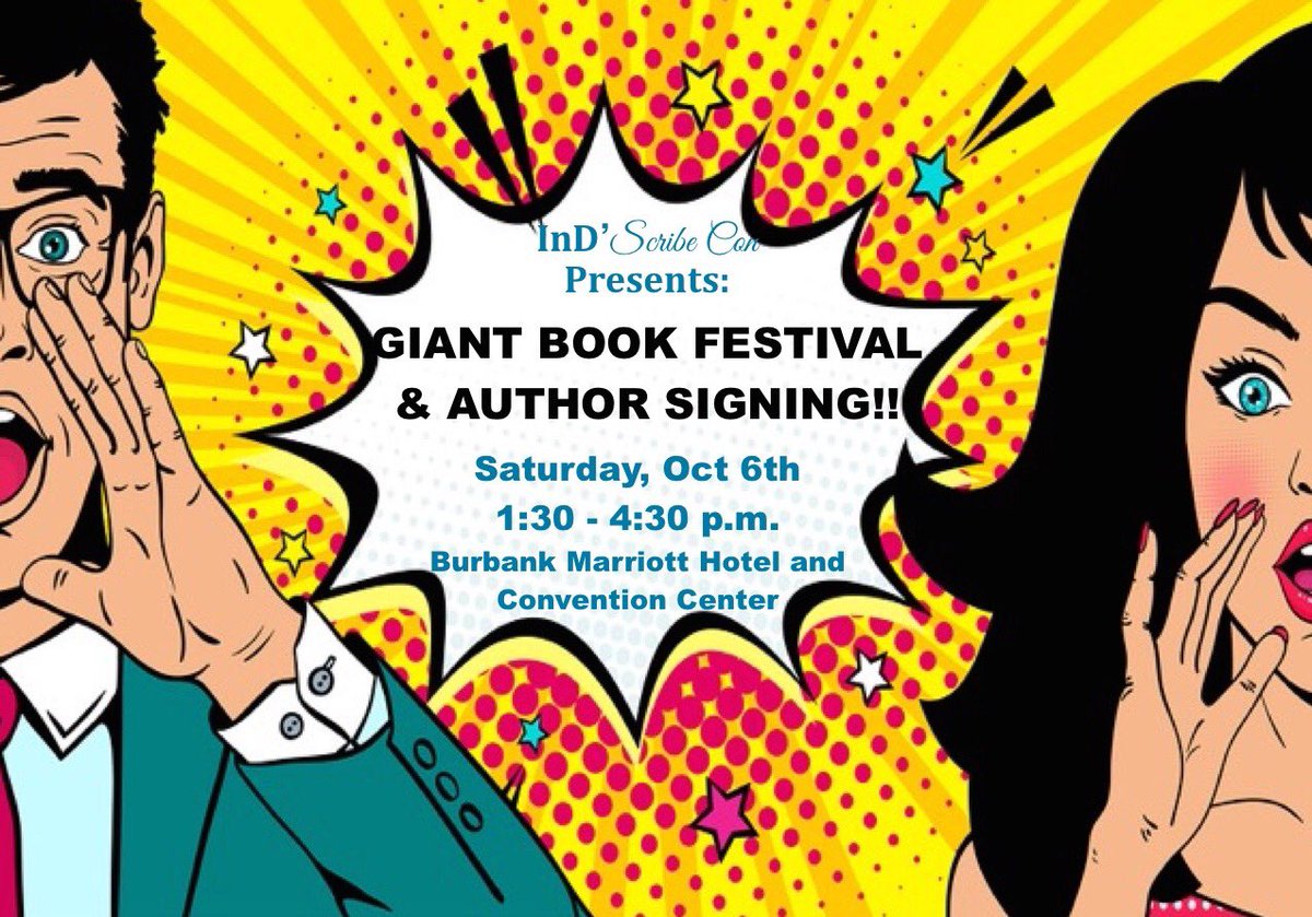 InDTaleMagazine's tweet photo. Giant Book Festival and author signing! NYTimes bestselling authors from all genres will be there waiting to meet YOU and sign your books!
.
.
.
#bookfestival #indscribecon #indtalemagazine #authors #nytimesbestsellingauthors
https://t.co/vouHaT5Qro https://t.co/aOqSZbzt7e