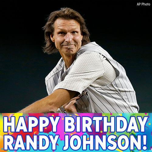 Happy Birthday to baseball great Randy Johnson! 