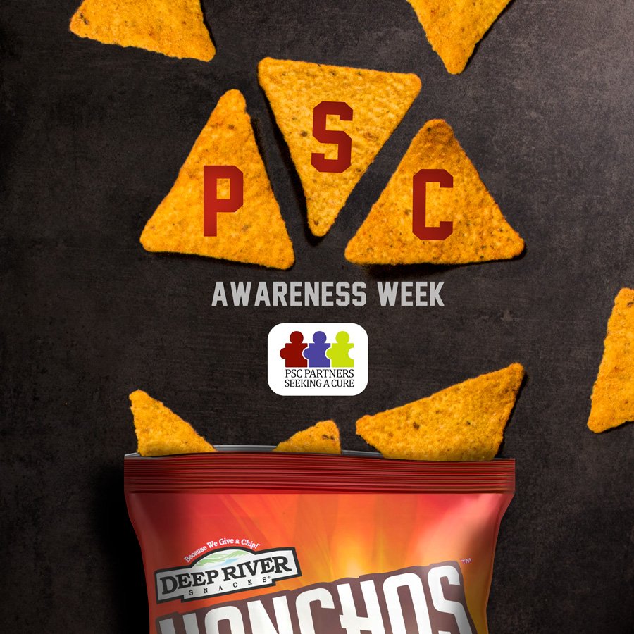 wehonchos's tweet photo. PSC stands for Primary Sclerosing Cholangitis—a chronic disease that affects the liver. Because we #GiveAChip, we're fighting the good fight with our friends @PSCPartners. Learn more here: https://t.co/dfy03NcLPu https://t.co/N0b3vQuBkn