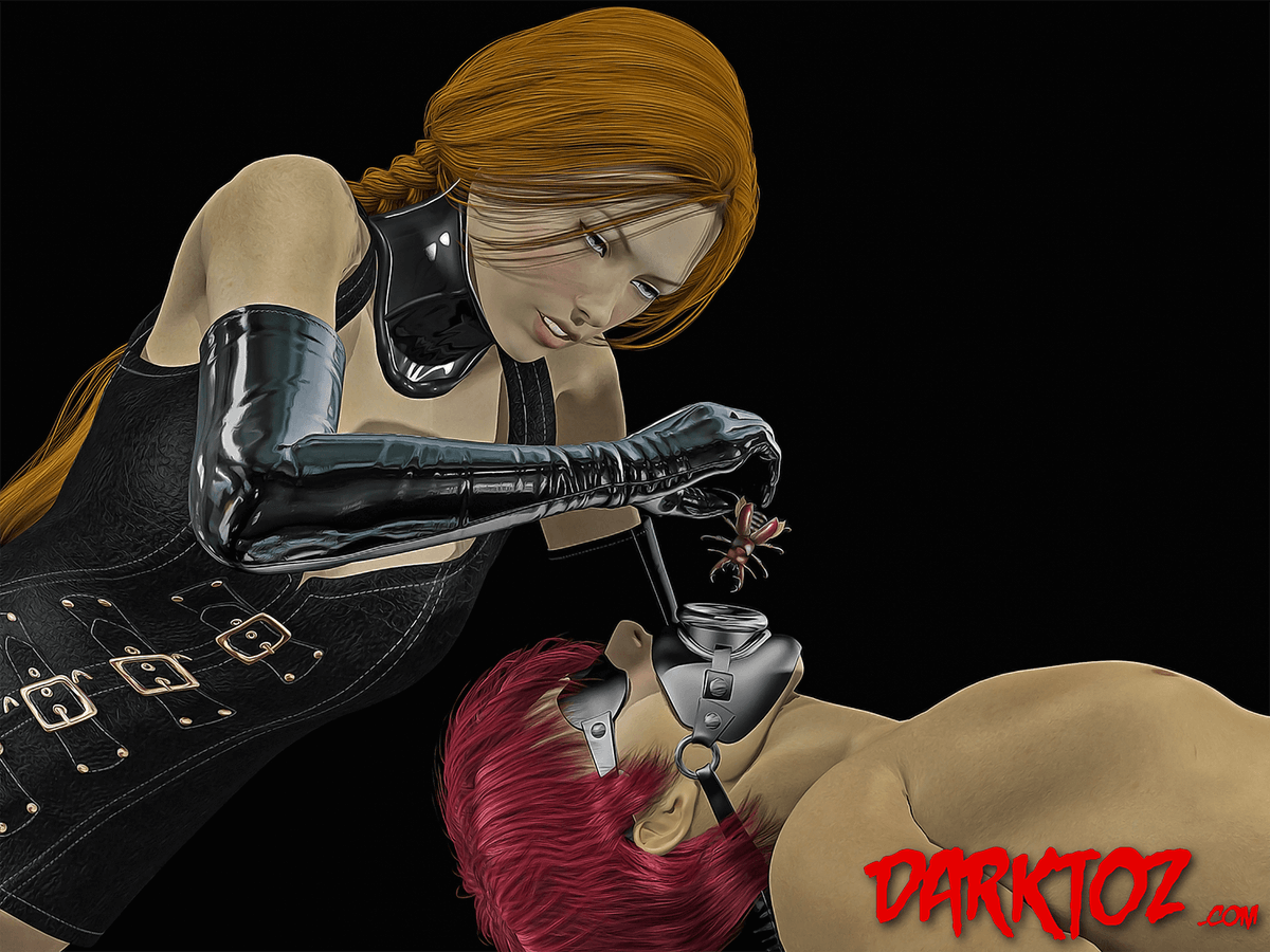 Femdom "Feeding Time" Artwork http://Patreon.com/Darktoz #femdom ...