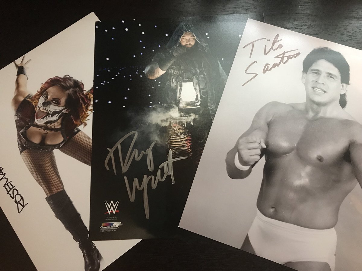 markandmark316's tweet photo. Head over to our FB Page @MarkandMark316 to win these 8X10s and a bunch of other cool stuff during our fan appreciation week! #MarkandMark #Wrestlingfan #giveaway https://t.co/mgxurkGrzz