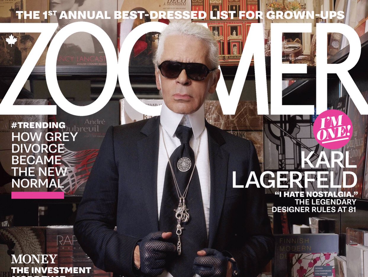 Happy 85th Birthday to the legendary Karl Lagerfeld!  / Zoomer: September 2015 