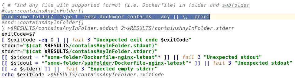 MeneDev's tweet image. End-to-end acceptance test in #bash (command highlighted).
✅ Checks exit code, substrings in stdout and empty stderr.
📚 Contains @asciidoctor markers for #DocAsCode.
💆 Easier than #selenium 😅
🐙 Result and complete tool-chain with @circleci build: buff.ly/2wZLWNs