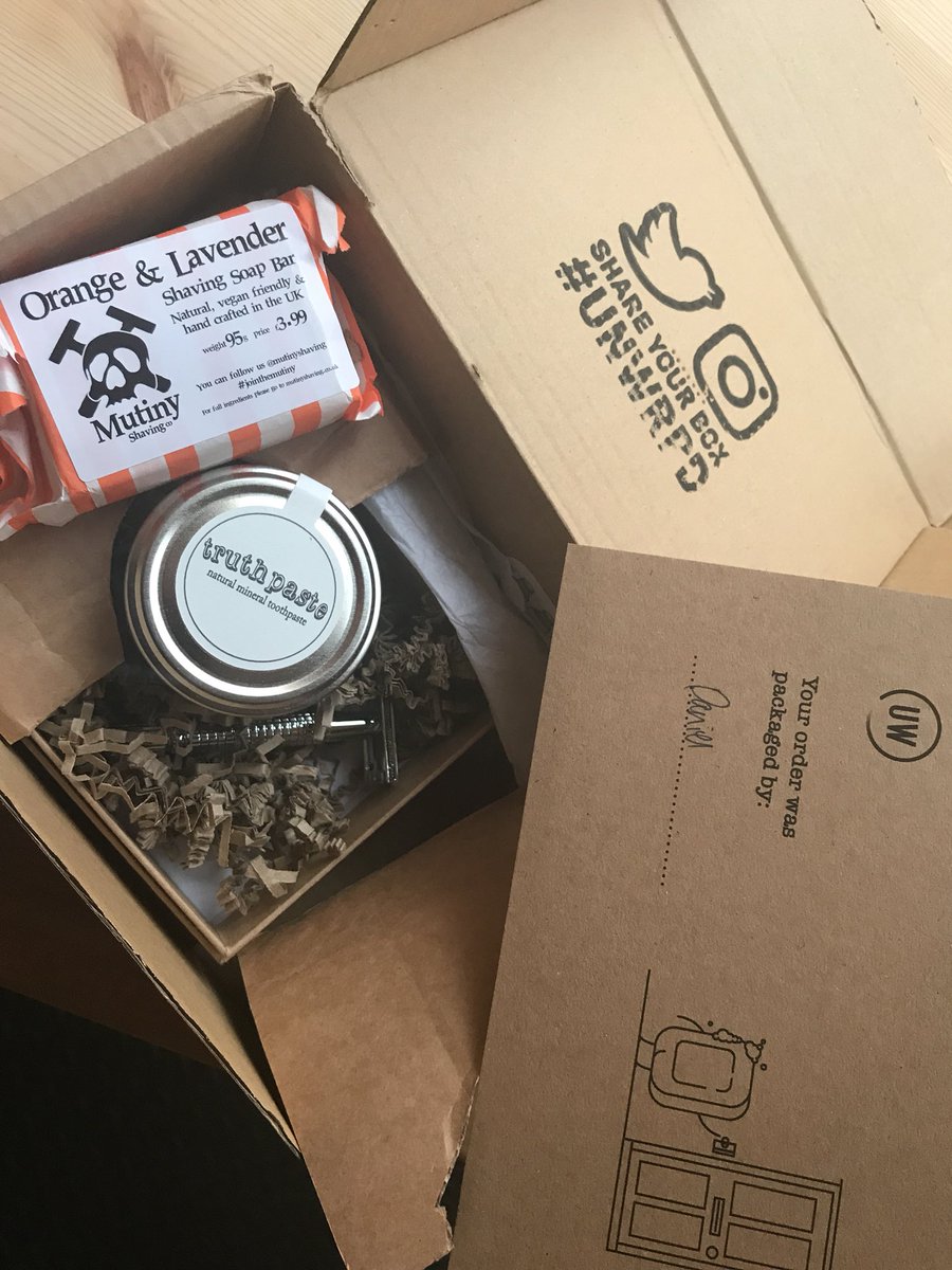 A satisfying box-opening experience with @unwrpd, not an air pillow in sight!