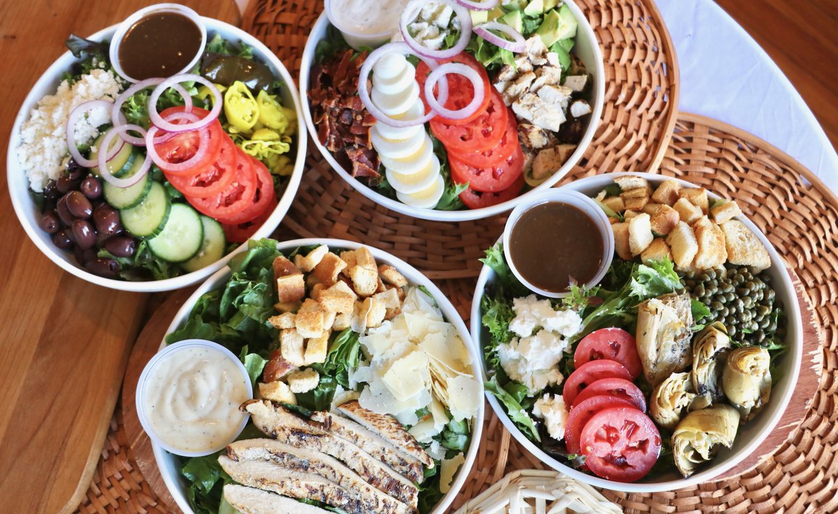 BCDGlenarm's tweet photo. Four signature salads all certain to fill your belly &amp; put a smile on your face. #BackcountryDeli https://t.co/4qP83sonnk