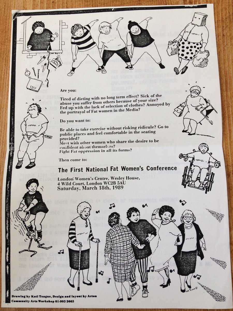 FatWomanMission's tweet photo. @BodyDublin If you read the invitation to apply, it is heartbreaking. Still fighting the same issues 30 years later ☹️ https://t.co/tD81APxA29