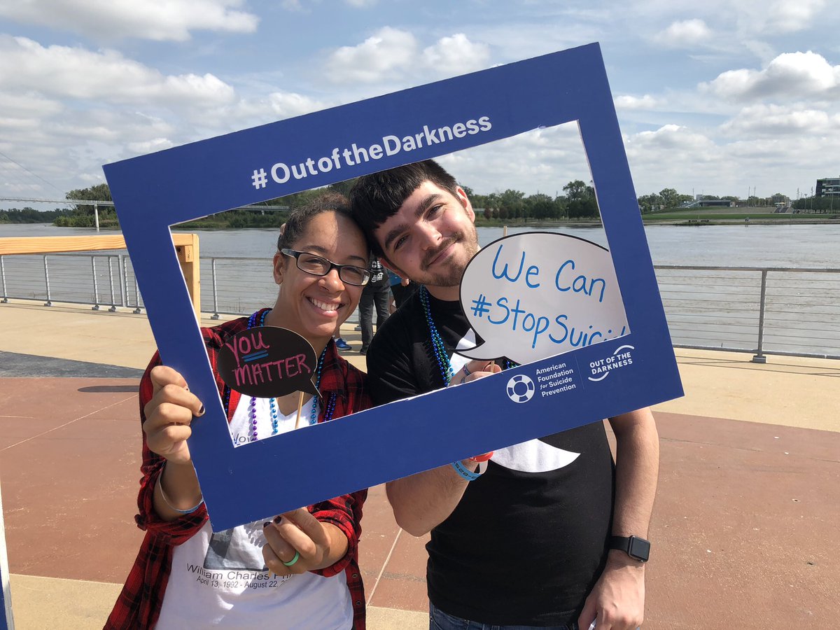 randallrex's tweet photo. It’s #NationalSuicidePreventionWeek! Here’s how #TeamHandsTogether kicked things off with @afspnational in Omaha! https://t.co/n4Y3qYxGKI