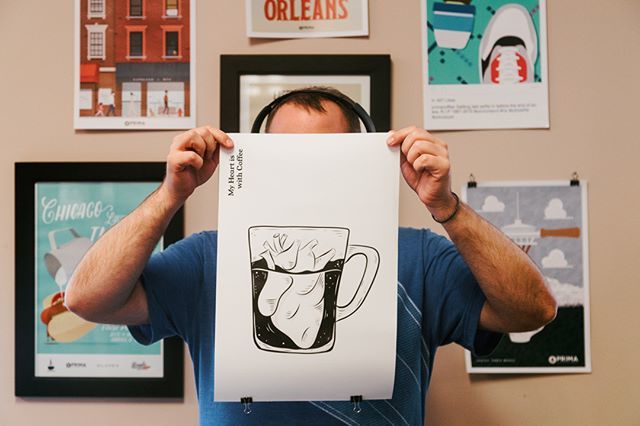 My Heart With Coffee Poster. 
#STNDRDMAKERS #POSTERS #inspiredbycoffee ift.tt/2wZ8I8n