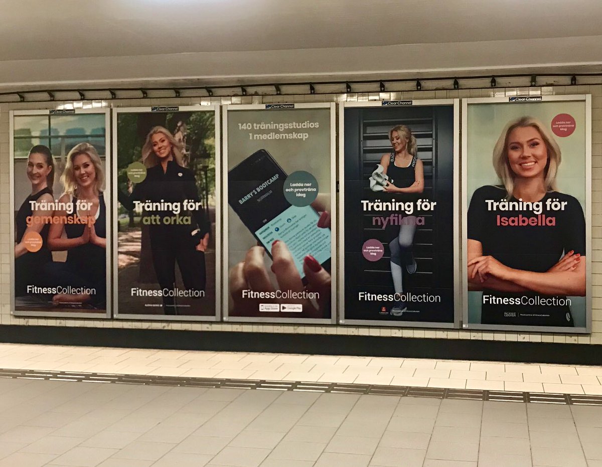 Today we’re launching our outdoor campaign. Can’t describe how proud I’m of the team at FitnessCollection and our partners! 🙌🏻 #SthlmTech