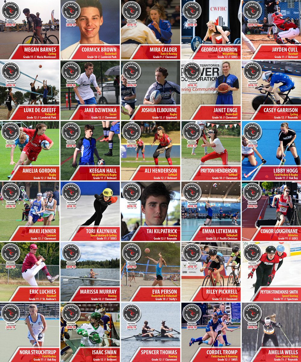 CdnSportSchool's tweet photo. Welcome to our class for 2018-19, enjoying their first full day of #CSSVic today! 30 students from over a dozen high schools and sports. Going to be a great year!
https://t.co/gT1eZa8BWF https://t.co/AWJrTTXTr4