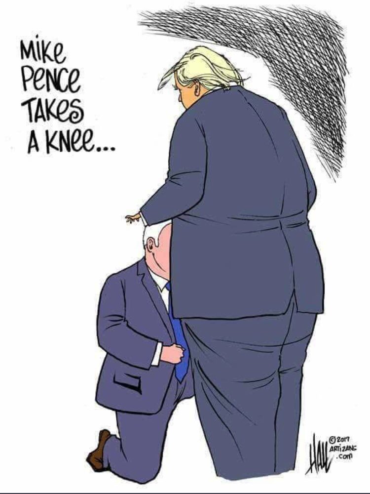 Too much?

#TakeAKnee  @mike_pence
