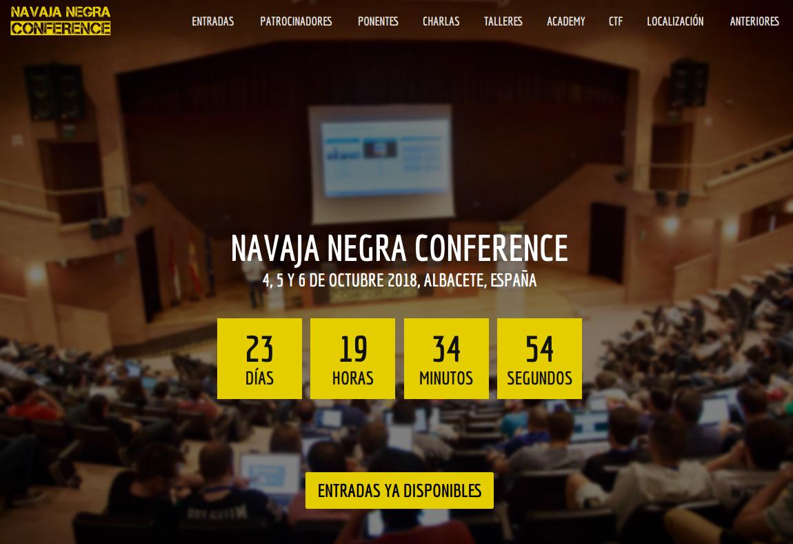 NavajaNegra_AB's tweet photo. Acabamos de publicar todos los horarios de las charlas y talleres de este año. Tenéis toda la información en nuestra web https://t.co/Eg299Pkog0 #nn8ed https://t.co/aN4oijPjyq