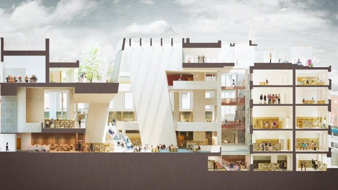 Modern libraries are so much more than just books!

The new city library at the Parnell Square Cultural Quarter will have a music &amp;  design space, an innovation hub and business library, a conference space, an education centre, a café and exhibition areas!
parnellsquare.ie/planning-miles…