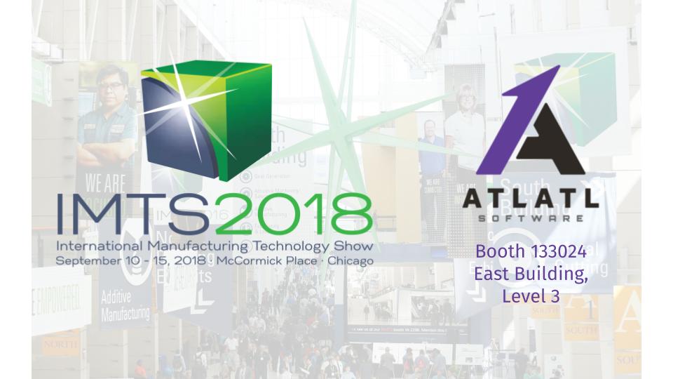 AtlatlSoftware's tweet image. It&apos;s Day 1 of @IMTSchicago!! We can&apos;t wait for everyone to arrive! Come by our booth #133024 to see our #manufacturing sales solutions! #CPQ #VisualCPQ #AugmentedReality