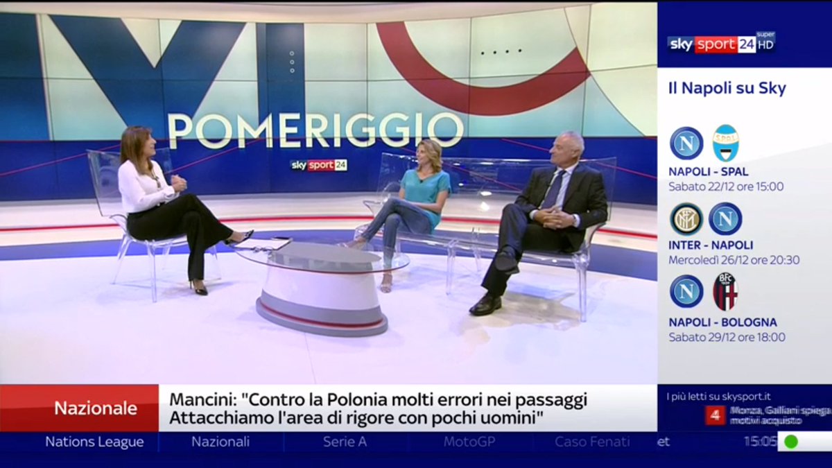 I primi ospiti di <a href="/SaraSkySport24/">Sara Benci</a> nella nuova stagione di #Pomeriggio24 sono <a href="/katia_serra/">katia Serra</a> e <a href="/vitoreggia62/">Vittorio Oreggia</a>