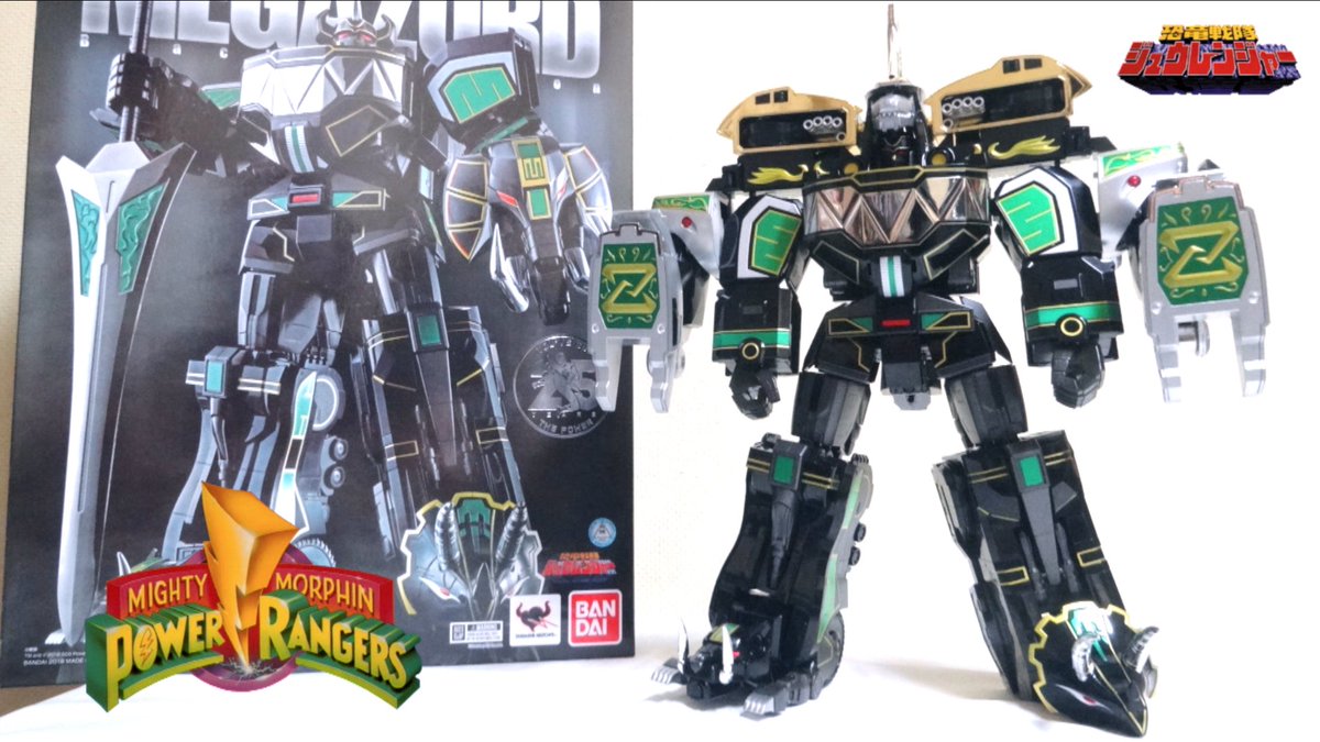 ヲタファ Wotafa 動画 恐竜戦隊ジュウレンジャー パワーレンジャー 限定版 超合金魂 Gx 72b 大獣神 ブラックバージョン ヲタファの遊び方レビュー T Co Uubm2xp6th シェアしてね ー Power Rangers Soc Megazord Black Version