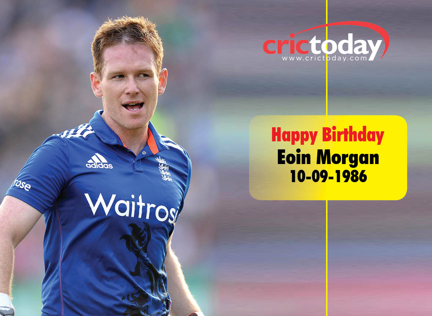 Wishing Eoin Morgan A Very Happy Birthday 