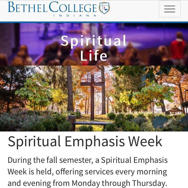 PastahJ's tweet photo. Headed to be with my @bethelcollege family for Spiritual Emphasis Week. Praying for God to work mightily this week! #pastahj #churchforsaken #ssslove https://t.co/RSfdYB8DdT https://t.co/MUETma2OFM