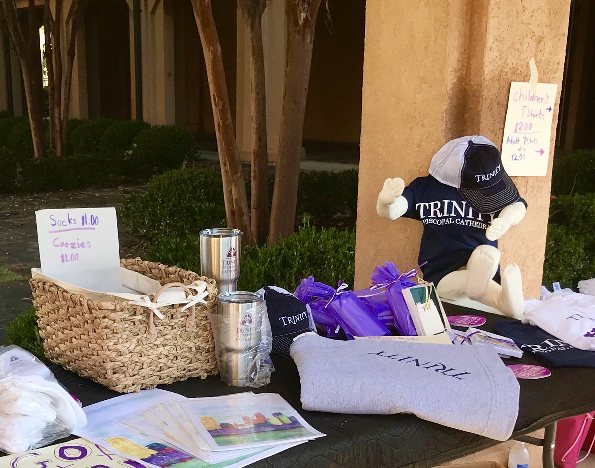 Thanks for turning out for the Bazaar Trinity Goods table yesterday! Weren’t able to make it? We’ll do it again the first Sunday in October, October 7 between the 9am and 11:15 services.