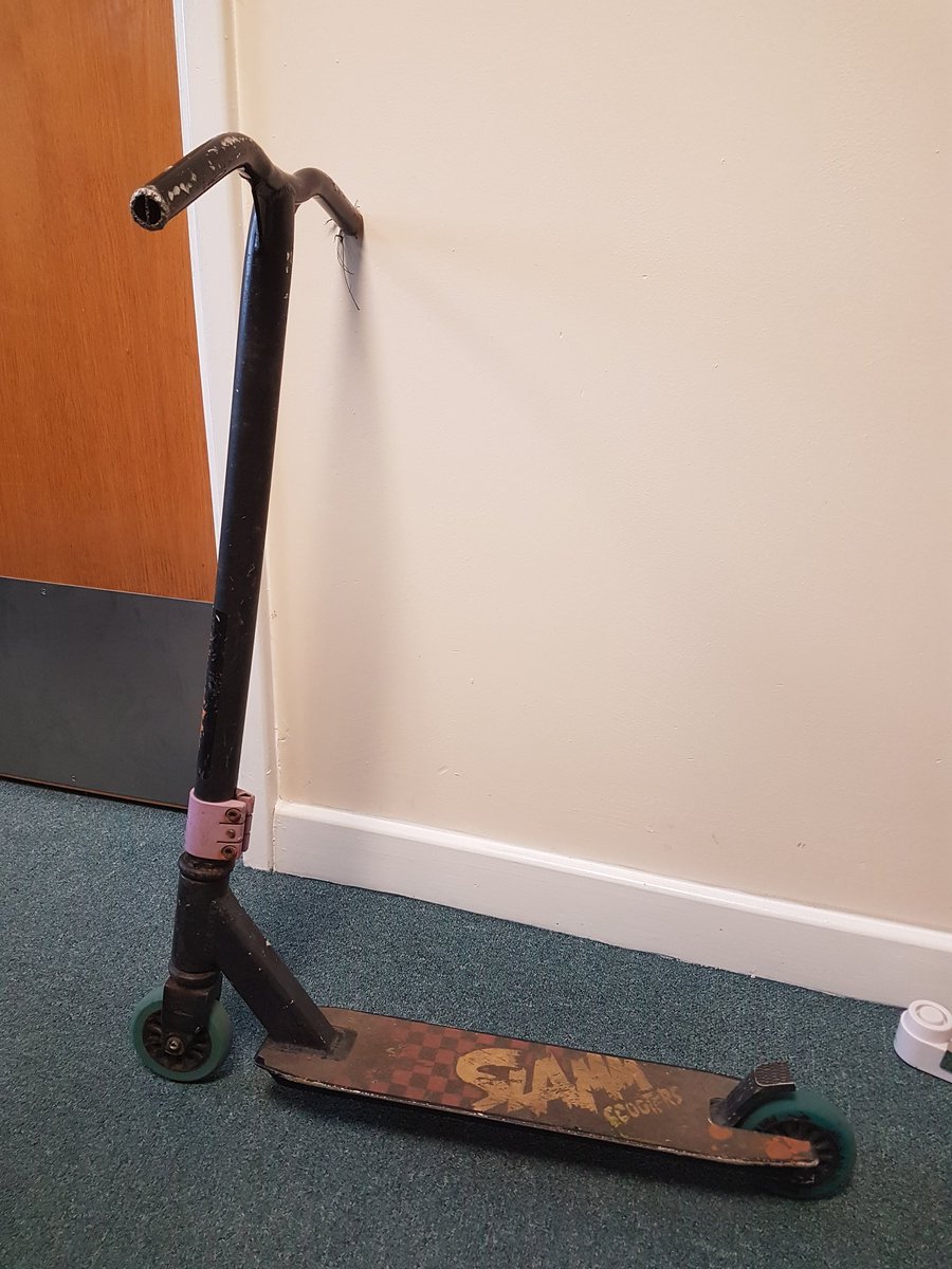 ShipleyViewSNT's tweet photo. Is this your scooter? Found at West Hallam community centre. Please contact Erewash SNT if it is yours. Call 101. https://t.co/VrozcIsSuL
