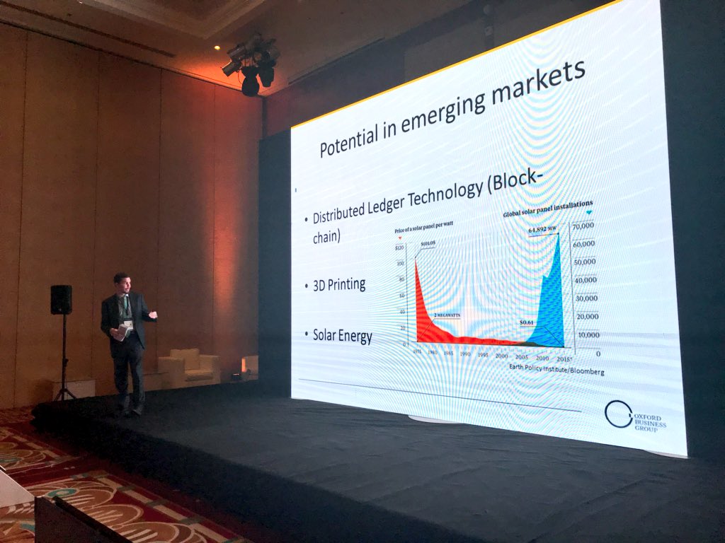 DigitizeSummit's tweet image. Kevin Graham, Editorial Manager, @OBGinsights discussing the industrial revolution and the adoption of cutting-edge technologies in the emerging markets. #CloudWeekend #DigitizeTomorrow #teradix #Research
