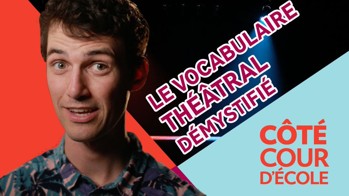 MAISONTHEATRE's tweet photo. Côté jardin ? Une italienne ? Le 4e mur ? Merde ? Dans cette capsule vidéo, Benjamin Déziel explique les-7-choses-que-vous-ne-saviez-pas-sur-le-théâtre-et-que-maintenant-vous-allez-savoir-grâce-à-lui 👉 https://t.co/4gqS4Aeagp 
#CôtéCourÉcole #4de6 #jeunepublic https://t.co/P4TsfyCJM8