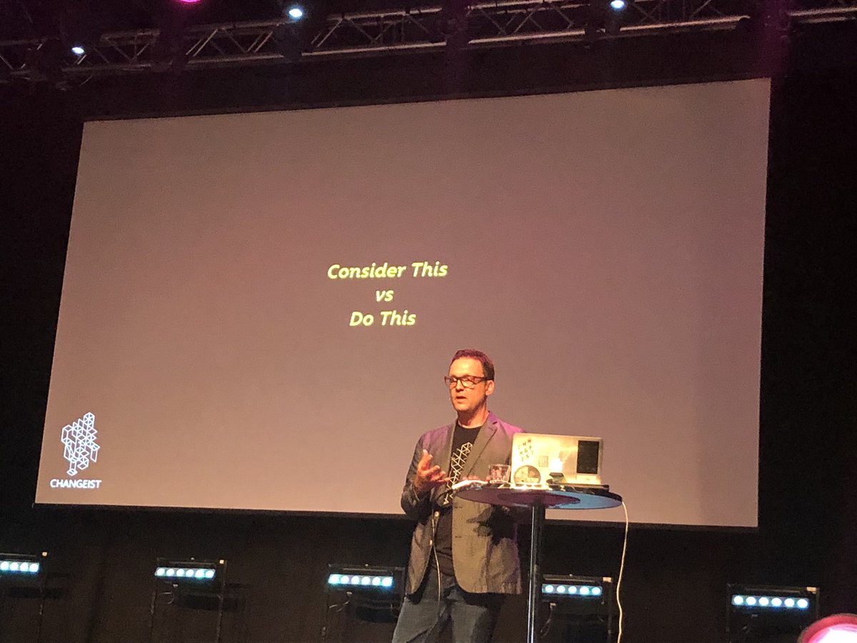 nicolasnova's tweet photo. “Future scenarios are designed to surface tensions, espressing discomfort, not to enable the project described in the scenario to happen. The prototyping is a means to another destination, not necessarily its realization, hence the lowtech aspect” explains @changeist #primereu https://t.co/infIrGD3iZ