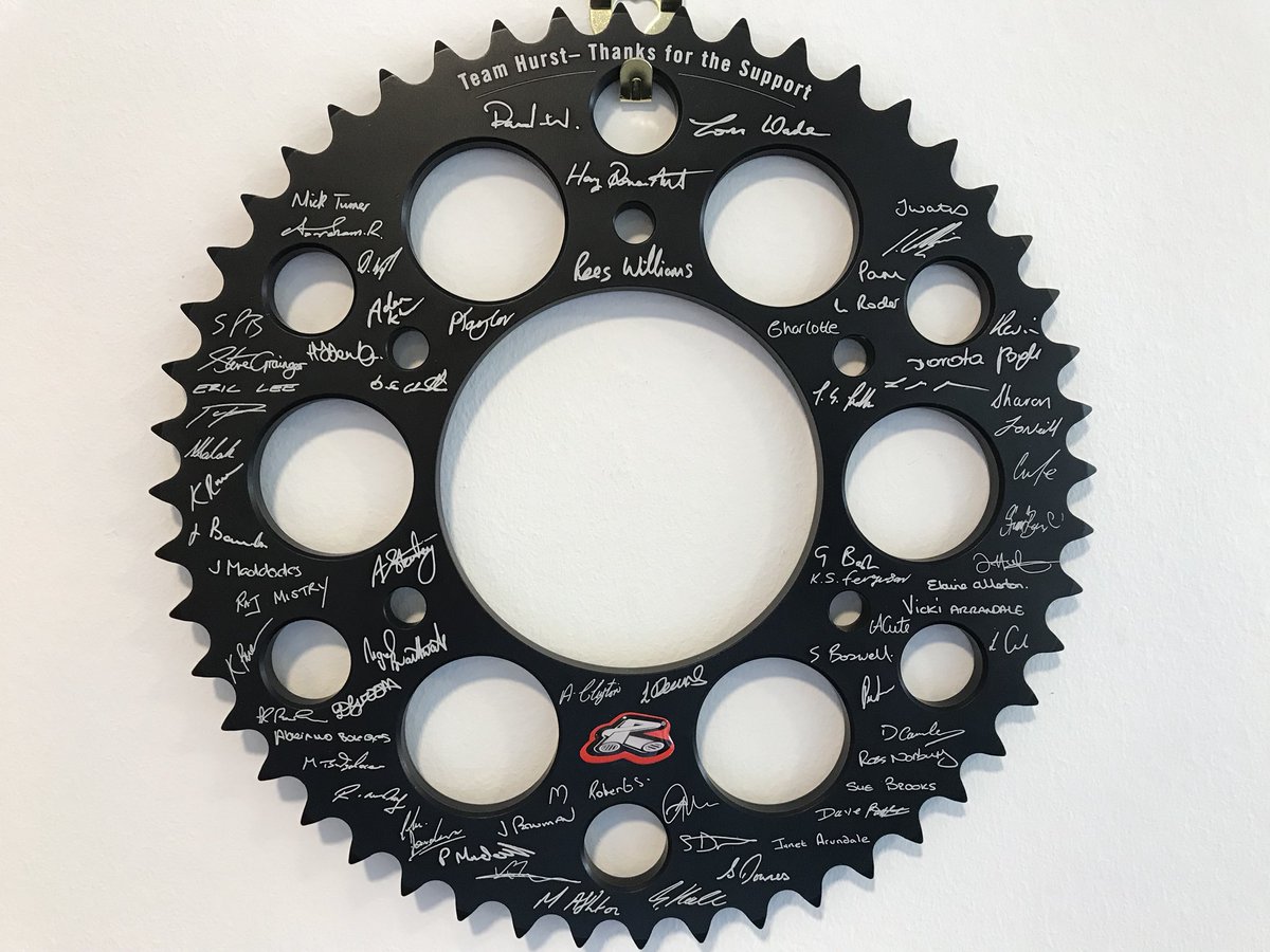 Our <a href="/HURST_CF/">HURST Corp Finance</a> team are chuffed to bits with this deal souvenir from <a href="/Renthal_Moto/">Renthal</a> . Pride of place in our Manchester office.