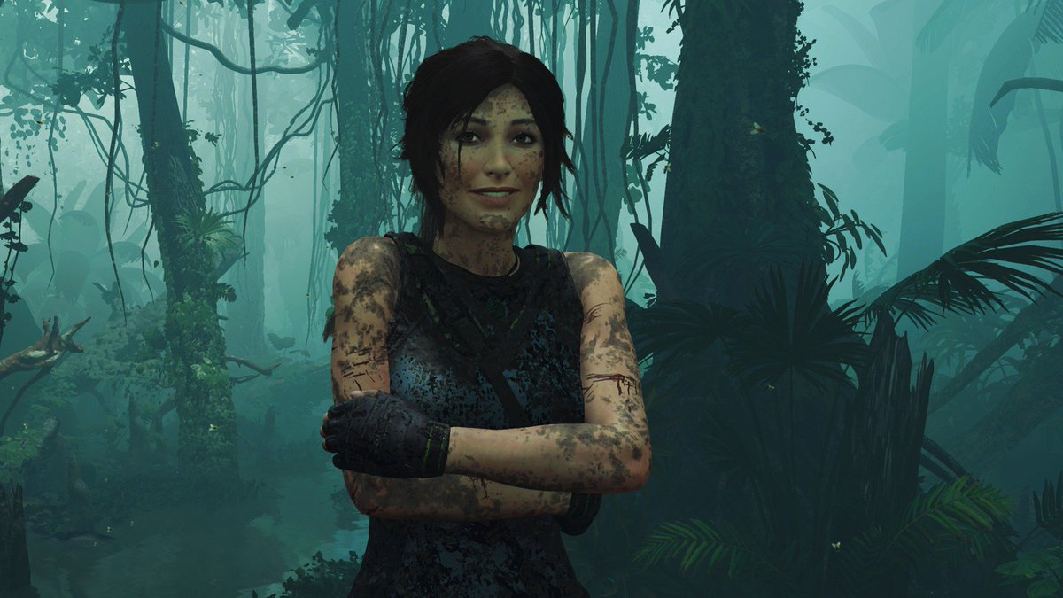 ultrabrilliant's tweet image. You can change Lara&apos;s facial expression in Shadow of the Tomb Raider&apos;s photo mode and make it look like she&apos;s just on a really intense gap year.