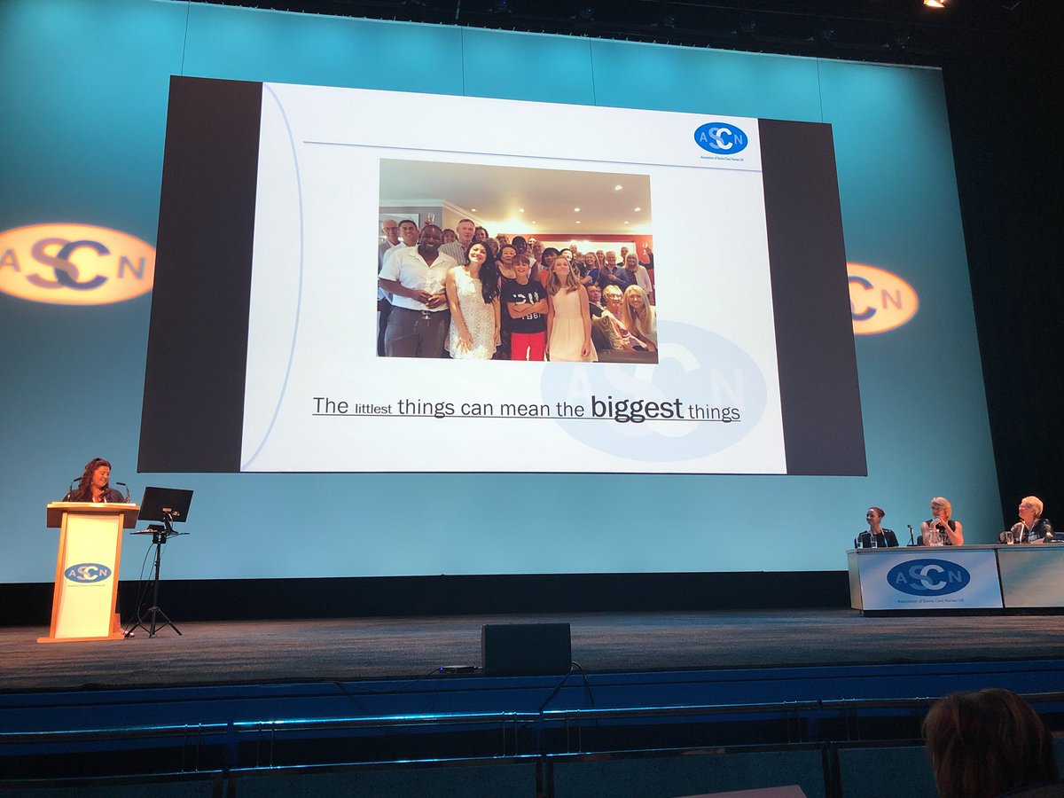 gbtpo's tweet photo. #ASCNUK18 next up Emma - bravely reflecting on her bowel cancer journey & how it has changed her practice #LittleThingsAreTheBigThings @Coloplast_UK @RoyLilley @rocking2stomas @StomaCareVision https://t.co/ITQtQzj5em