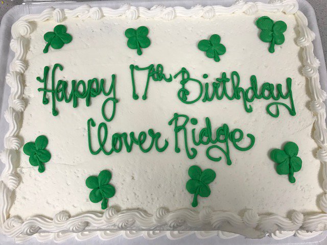 Happy Birthday Clover Ridge!  17 wonderful years of making a difference in the lives of others! We give thanks for all who are and who have been a part of this learning community!