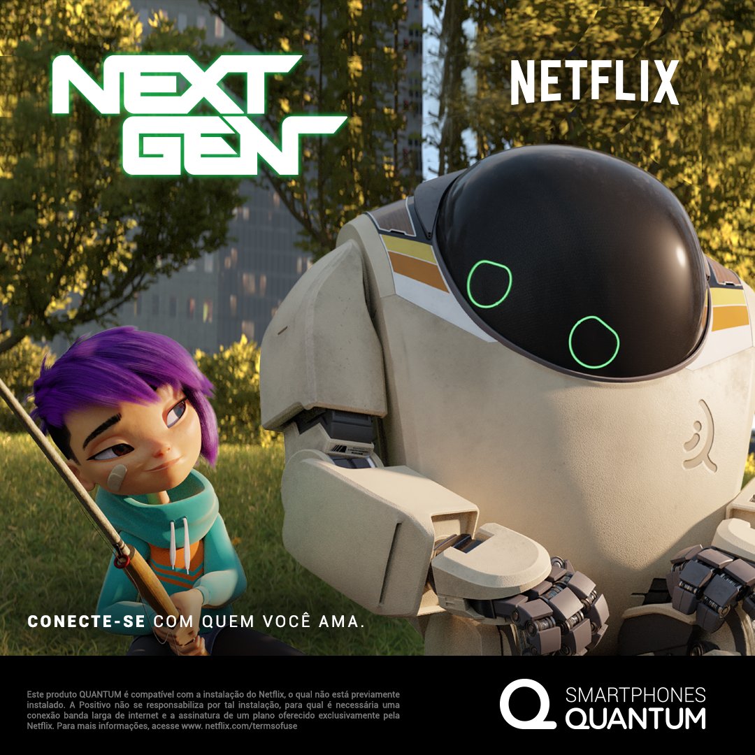 meuquantum's tweet photo. Tá procurando um filme novo pra assistir? Como Netflix e Quantum V tem tuuuudo a ver, a gente te indica um filme que acabou de sair do forno! Na sexta-feira o Netflix lançou um filme chamado “Next Gen”, que fala sobre "conectar pessoas". Compra a pipoca e prepara o seu Quantum V! https://t.co/0PVP1hCQyH
